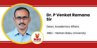 Mohan Babu University, Dean, Academics Affairs: Dr. P Venkat Ramana Sir Interview